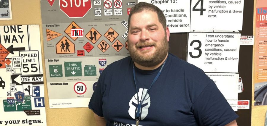 Nick Cavallo Recognized as ND Driver’s Education Teacher of the Year Award